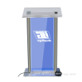 Clear acrylic LED lectern stand